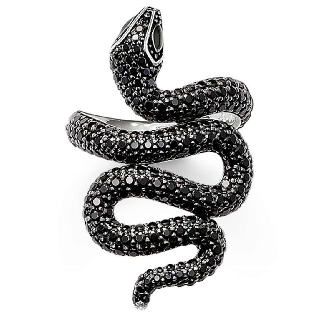 Ring "Black Snake Pavé" | THOMAS SABO Australia