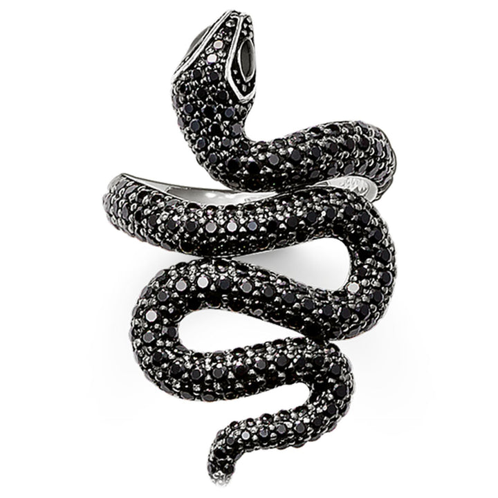 Ring "Black Snake Pavé" | THOMAS SABO Australia