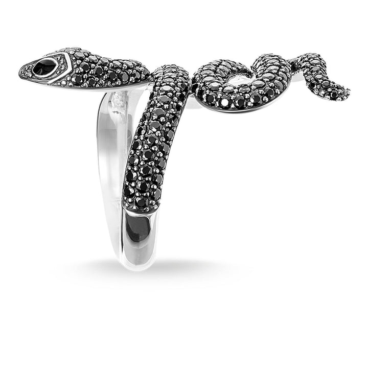 Ring "Black Snake Pavé" | THOMAS SABO Australia