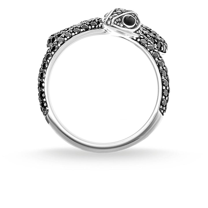 Ring "Black Snake Pavé" | THOMAS SABO Australia