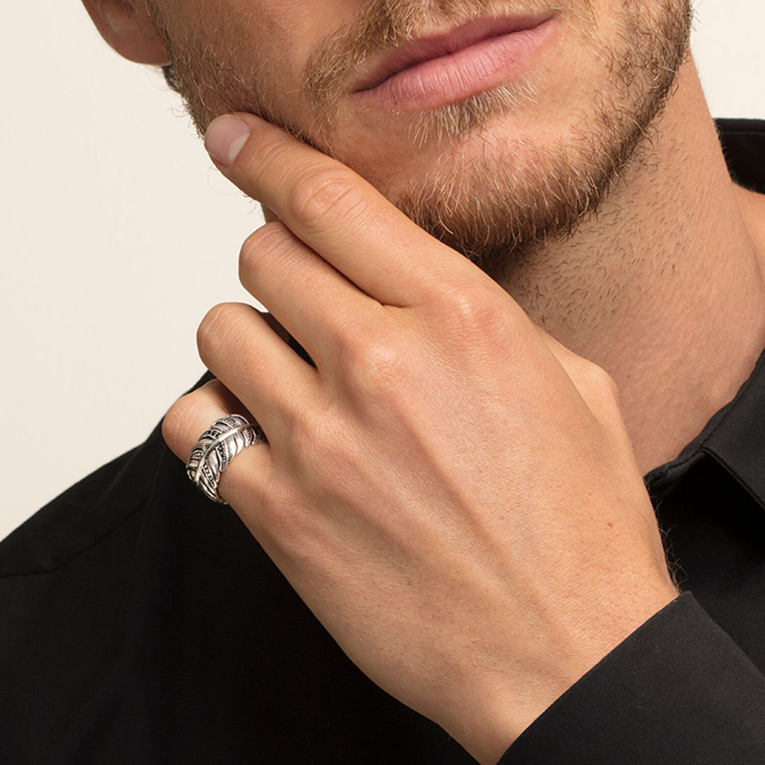 Ring "Feather Pavé" | THOMAS SABO Australia