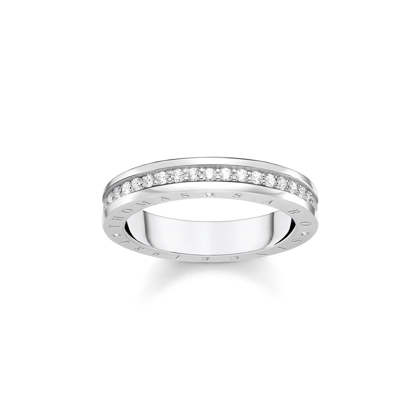 Sparkling Circles Silver Ring | THOMAS SABO Australia