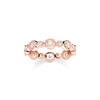 Sparkling Circles Rose Gold Circle Ring | THOMAS SABO Australia