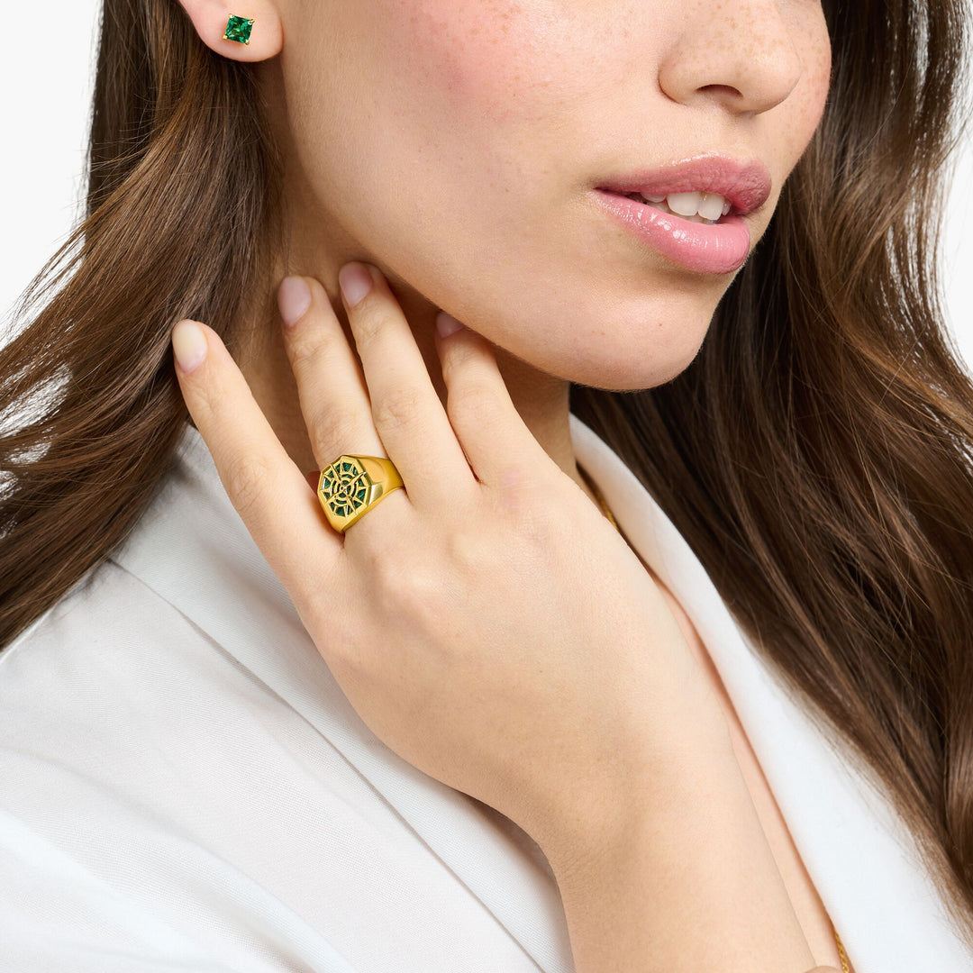 Ring compass green | THOMAS SABO Australia