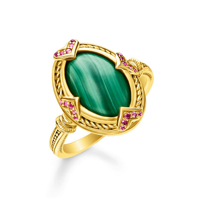 Ring: Ring Green Stone | Thomas Sabo Australia
