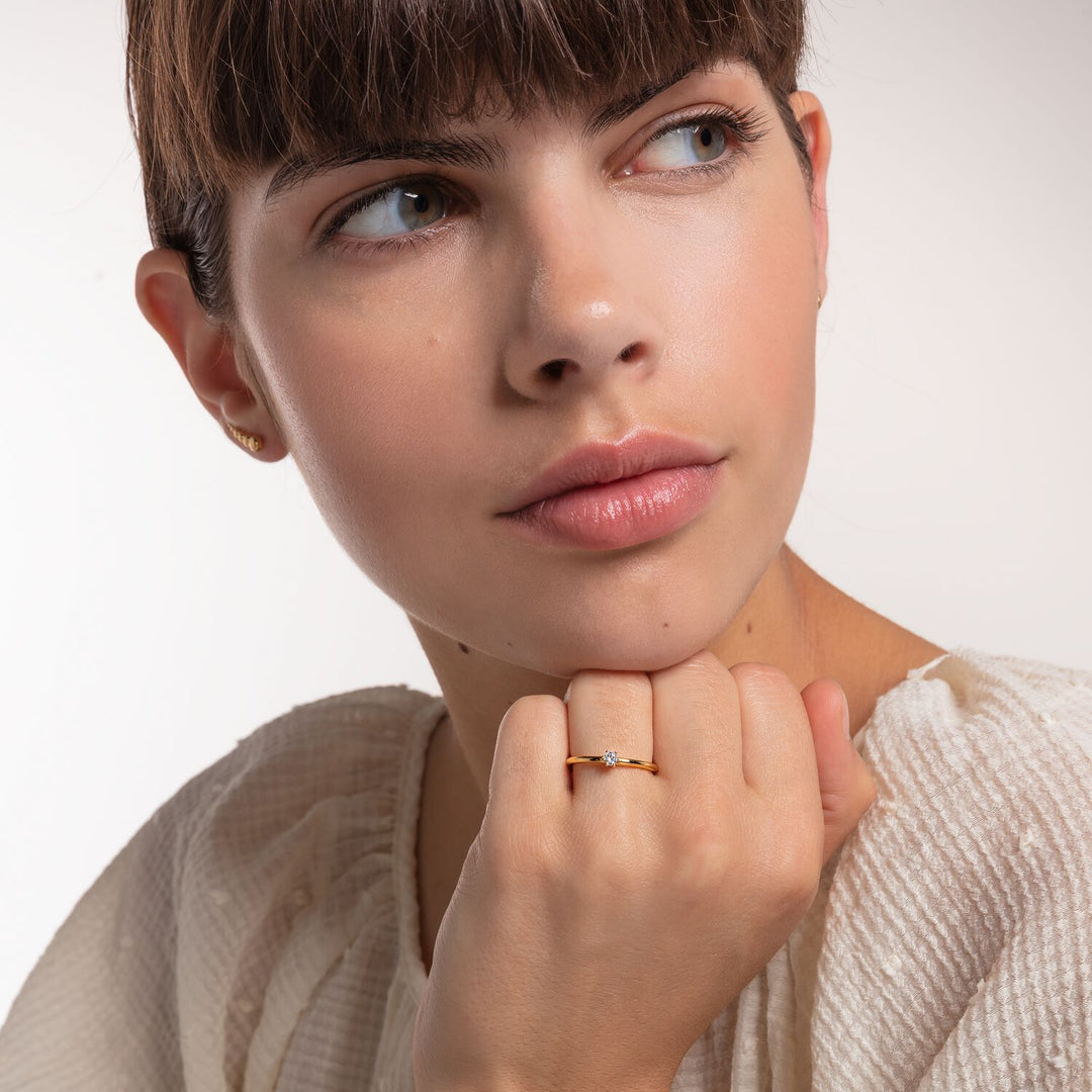 Ring White Stone | THOMAS SABO Australia