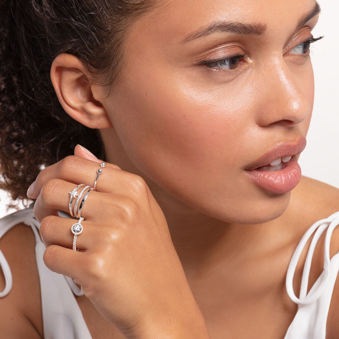 Ring White Stones | THOMAS SABO Australia