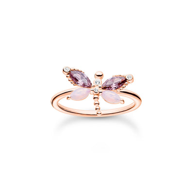 Ring Dragonfly Rose Gold | Thomas Sabo Australia