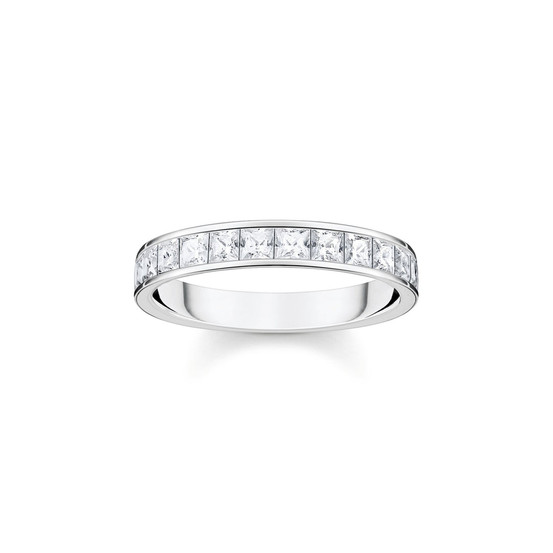 Ring white stones pavé silver | THOMAS SABO Australia