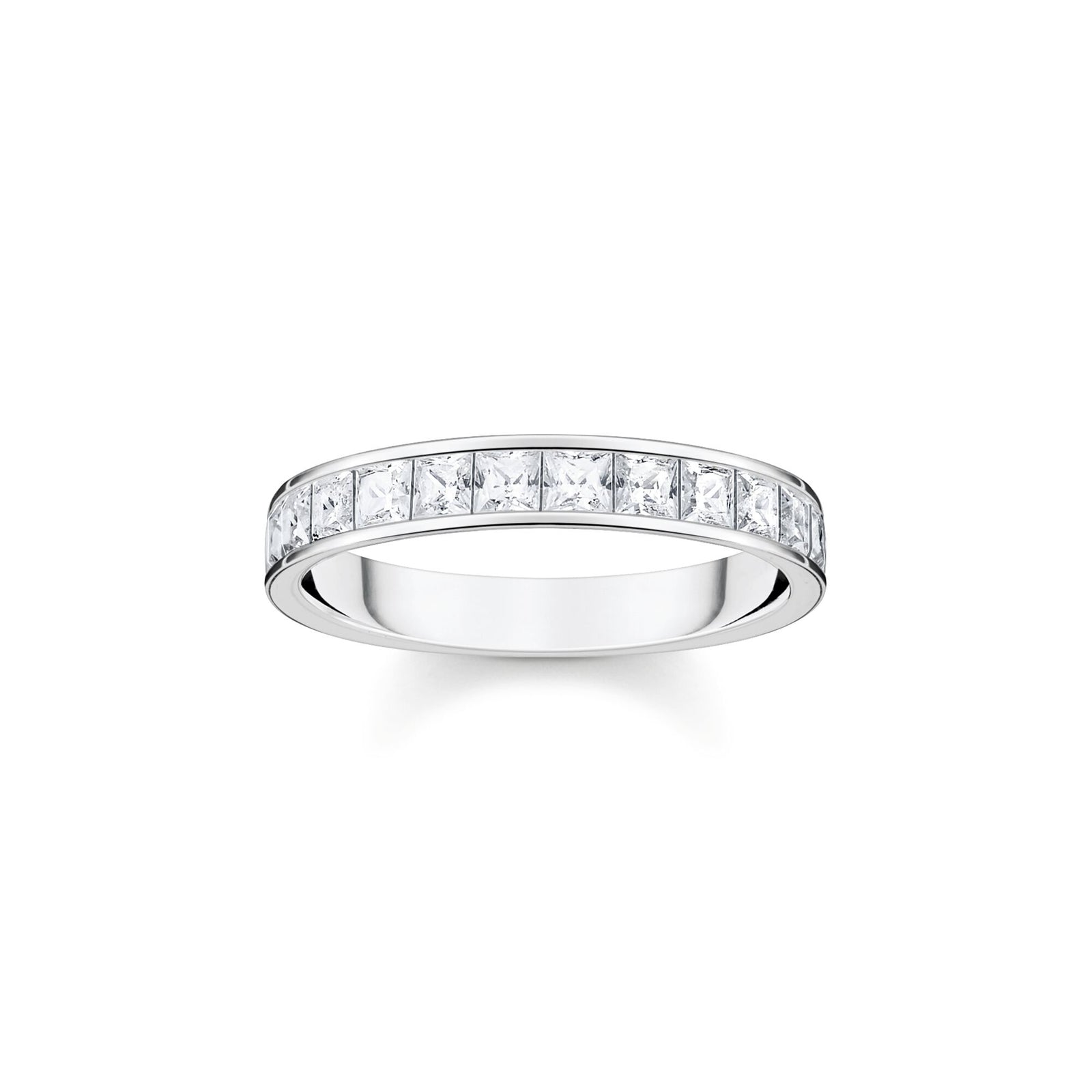Ring white stones pavé silver | THOMAS SABO Australia