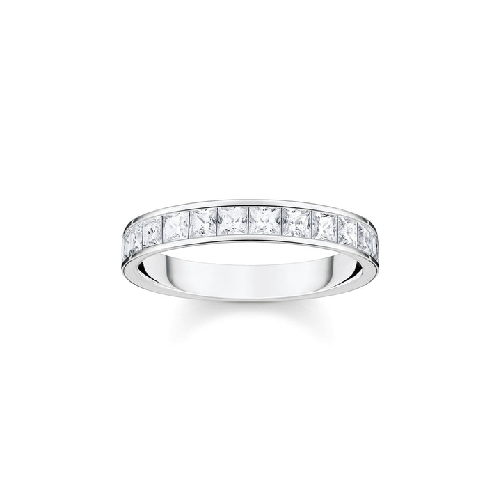 Ring white stones pavé silver | THOMAS SABO Australia