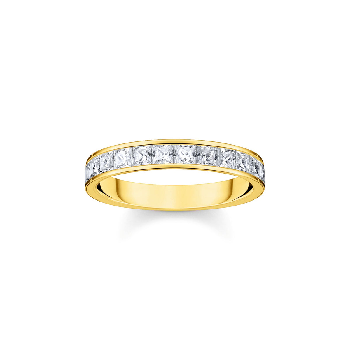 Ring white stones pavé gold | THOMAS SABO Australia