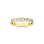 Ring white stones pavé gold | THOMAS SABO Australia