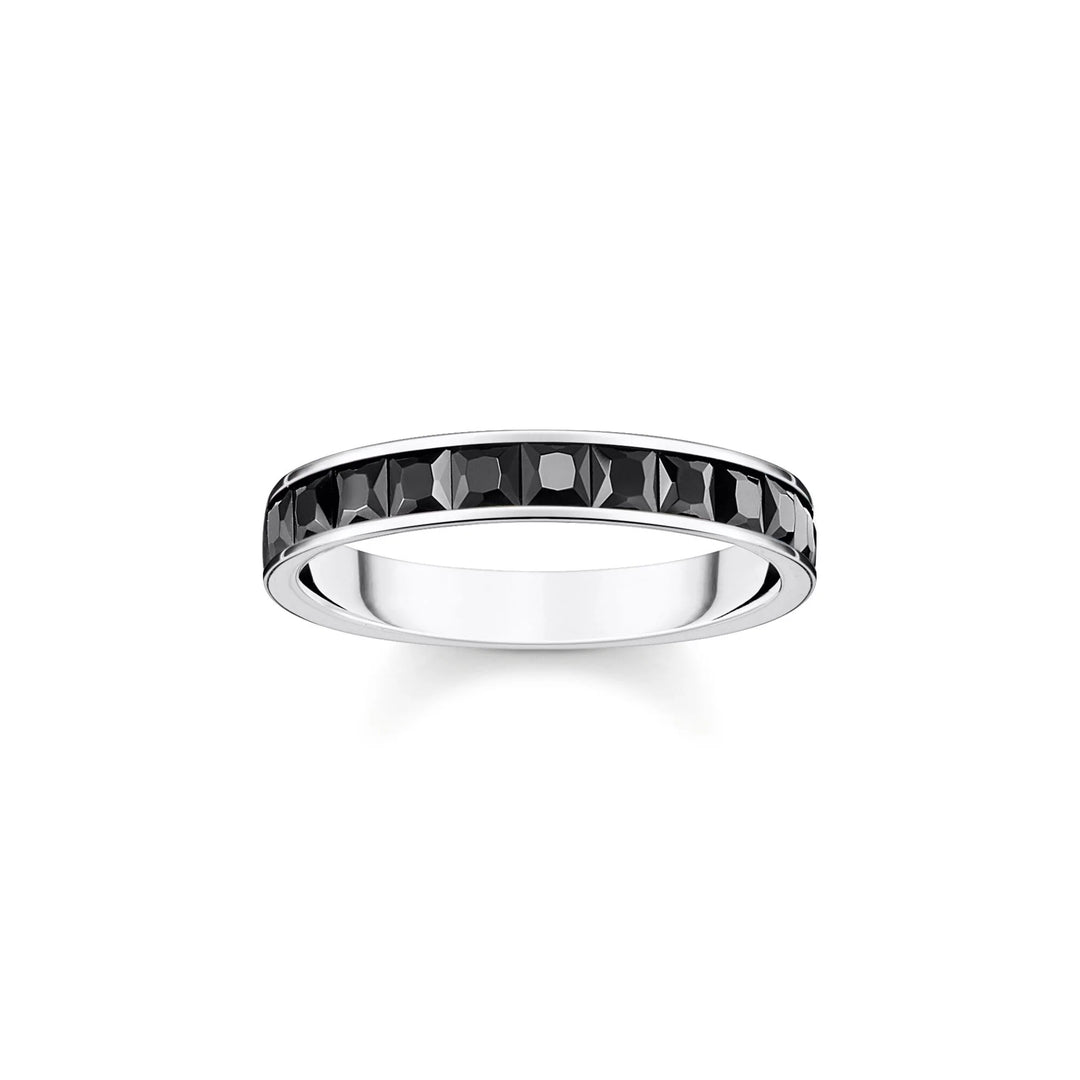 Heritage Black Stones Band Ring | THOMAS SABO Australia