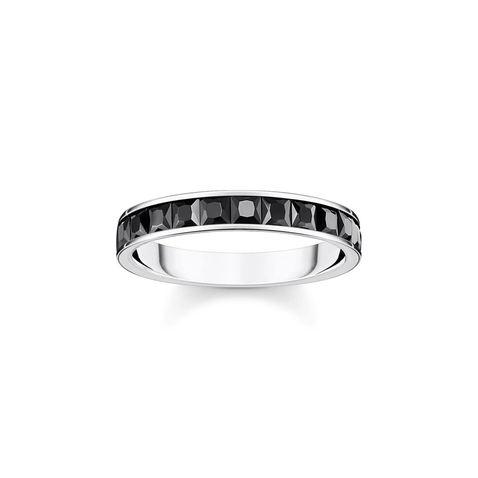 Heritage Black Stones Band Ring | THOMAS SABO Australia
