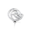 Ring wave with white stones | THOMAS SABO Australia