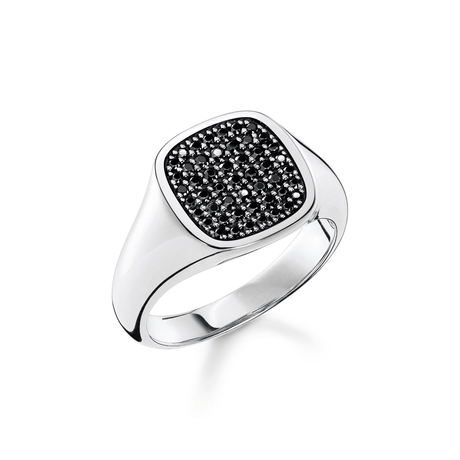 Ring with black stones silver | THOMAS SABO Australia