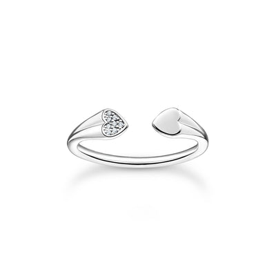 Ring with hearts silver | THOMAS SABO Australia