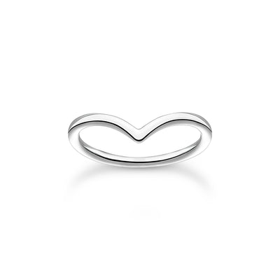 Ring V-shape silver | THOMAS SABO Australia