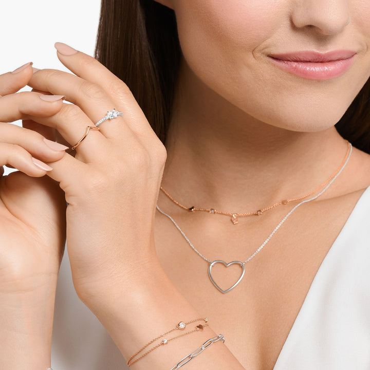 Ring pavé white stone silver | THOMAS SABO Australia