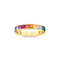 Ring colourful stones gold | THOMAS SABO Australia