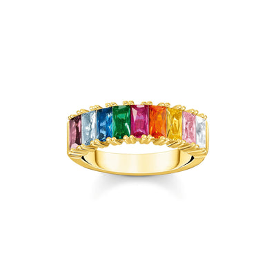 Ring Colourful Stones Gold | THOMAS SABO Australia