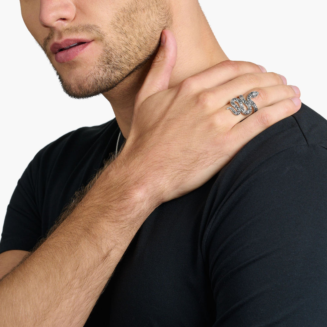 Ring blackened snake | THOMAS SABO Australia