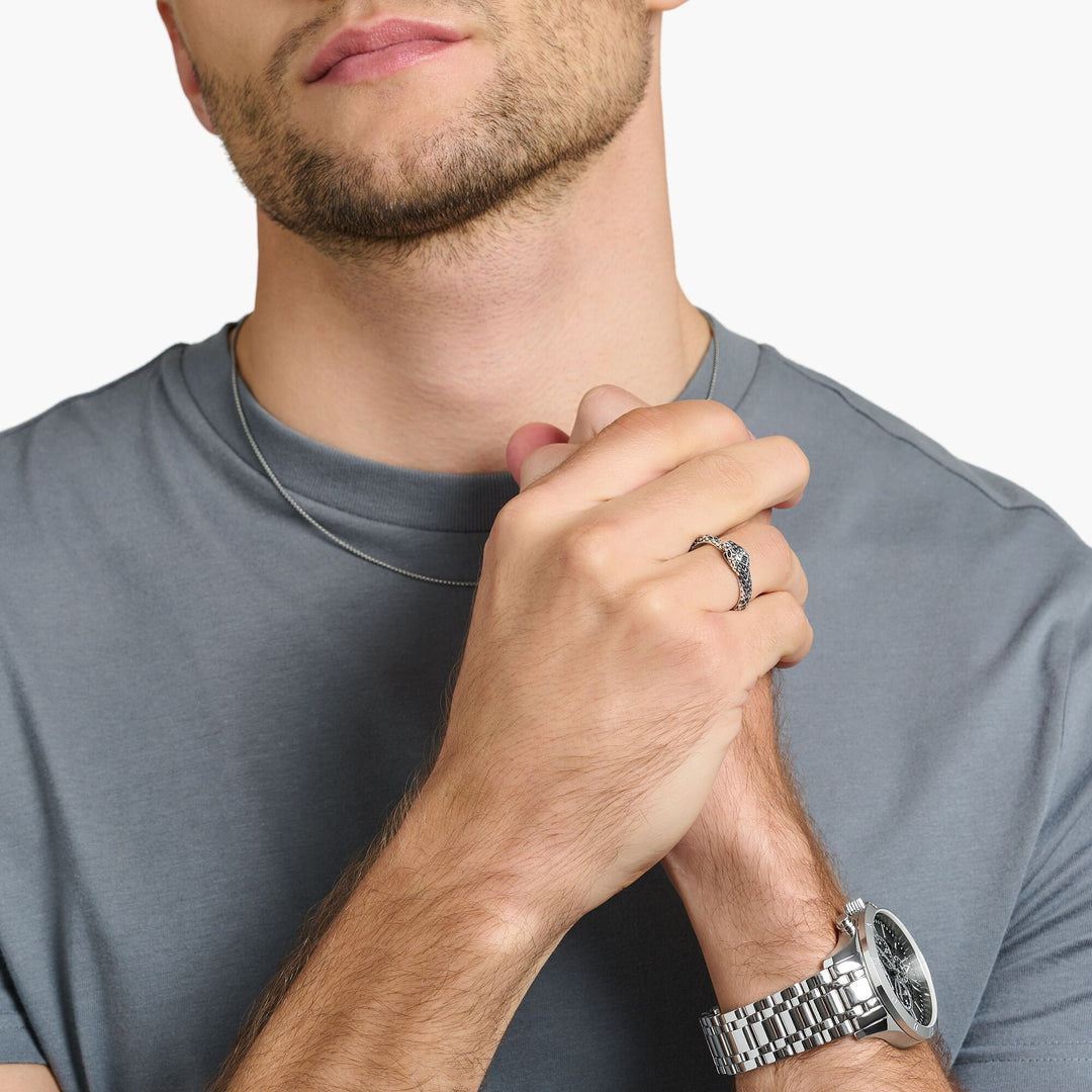 Ring blackened snake | THOMAS SABO Australia