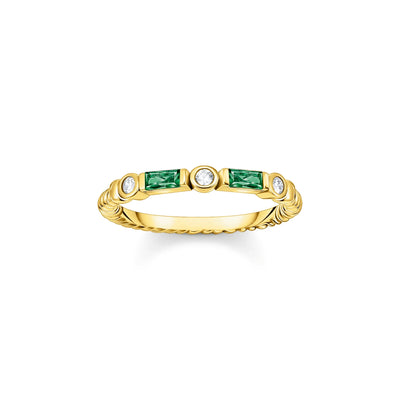 Green And Gold Band Ring | THOMAS SABO Australia