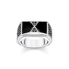Ring Pyramid Shape Black | THOMAS SABO Australia