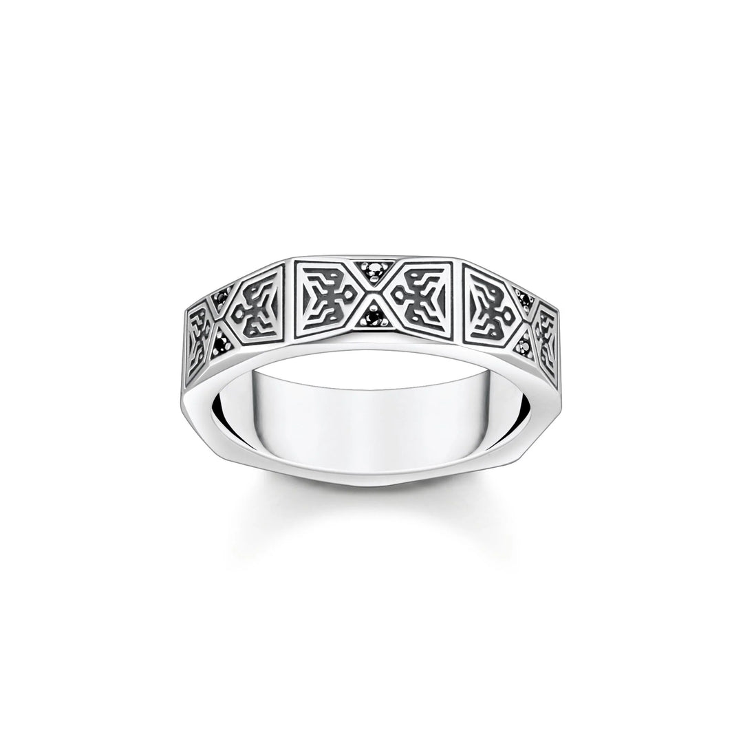 Faceted Form Band Ring | THOMAS SABO Australia
