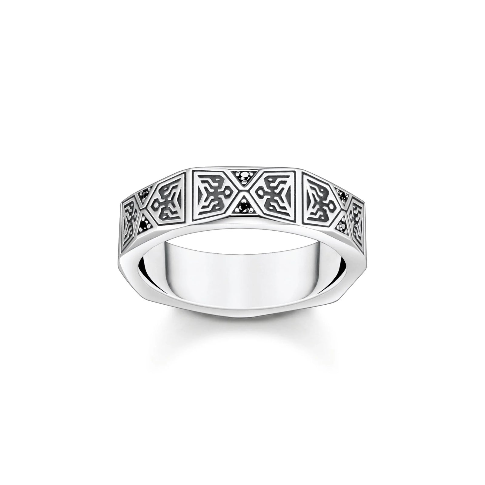 Faceted Form Band Ring | THOMAS SABO Australia