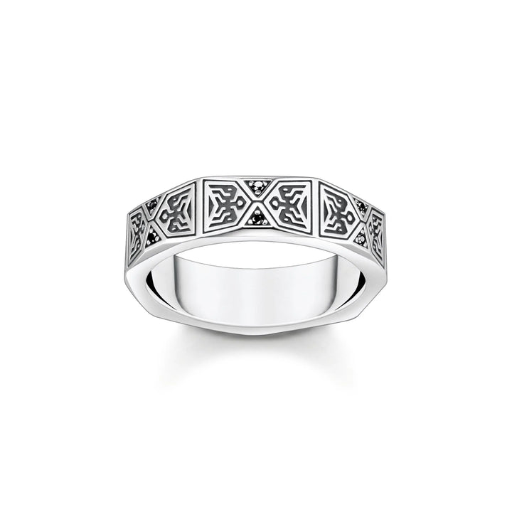 Faceted Form Band Ring | THOMAS SABO Australia