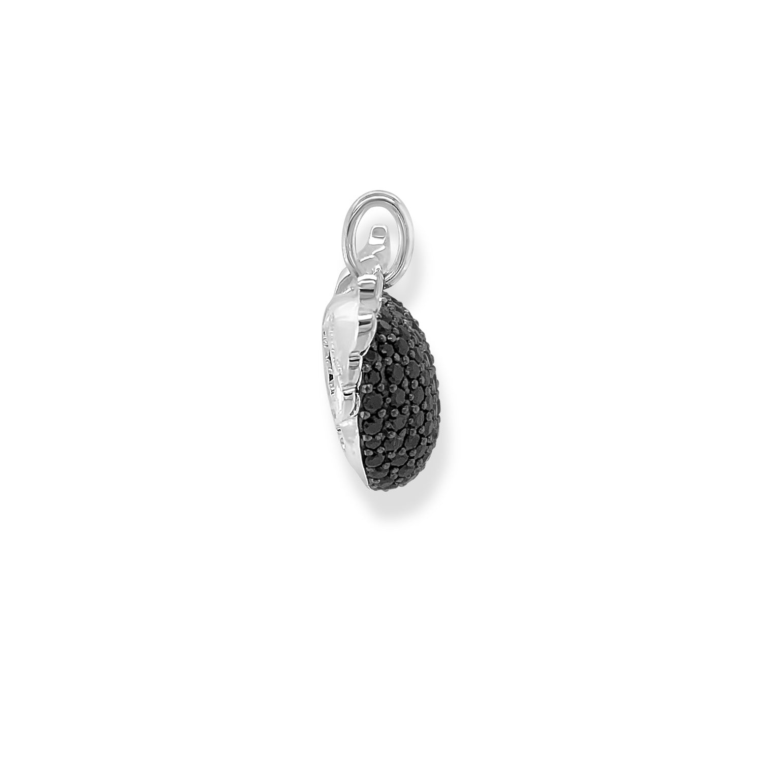 Pendant Winged Heart Black Small | THOMAS SABO Australia