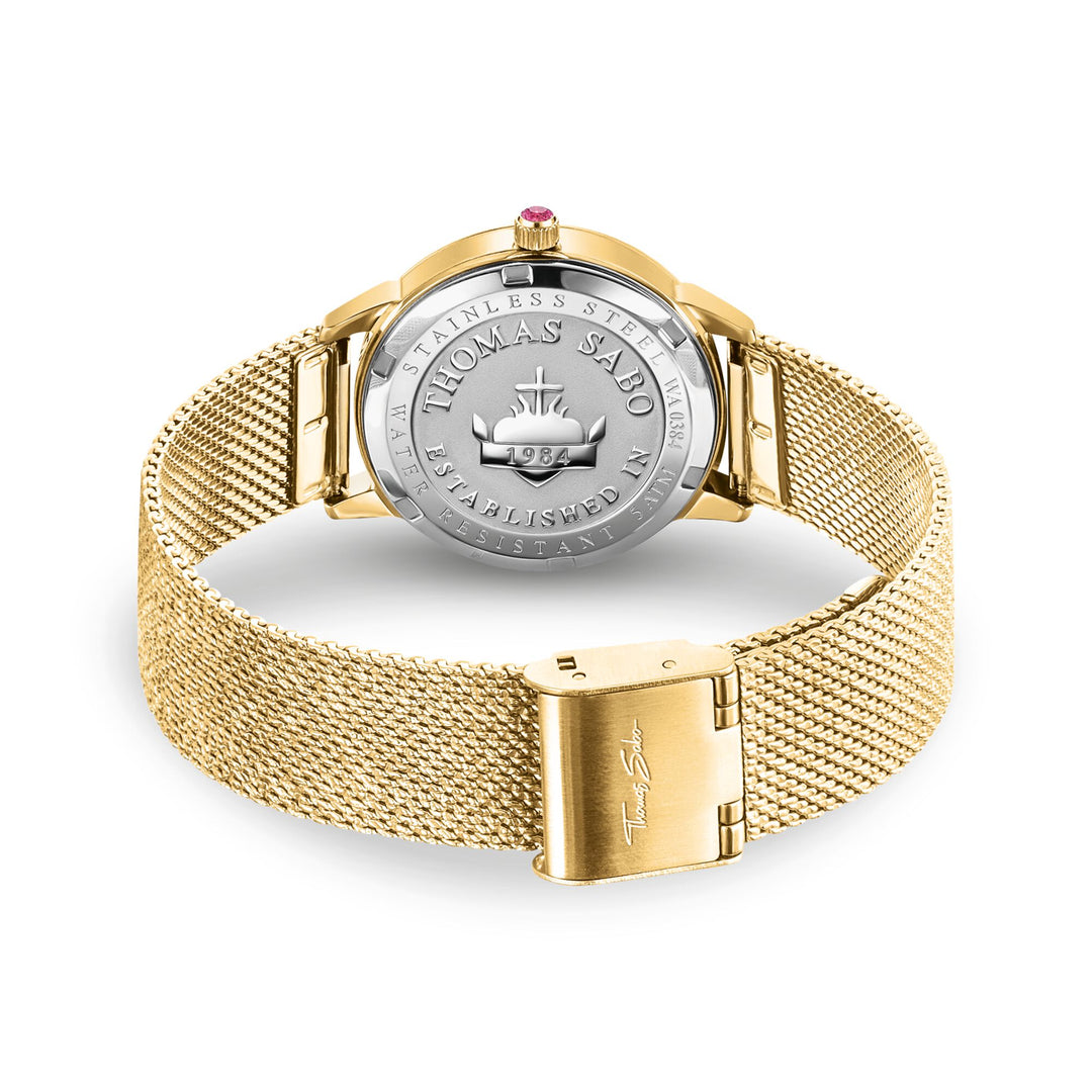Women’s watch snake in 3D optics gold | THOMAS SABO Australia