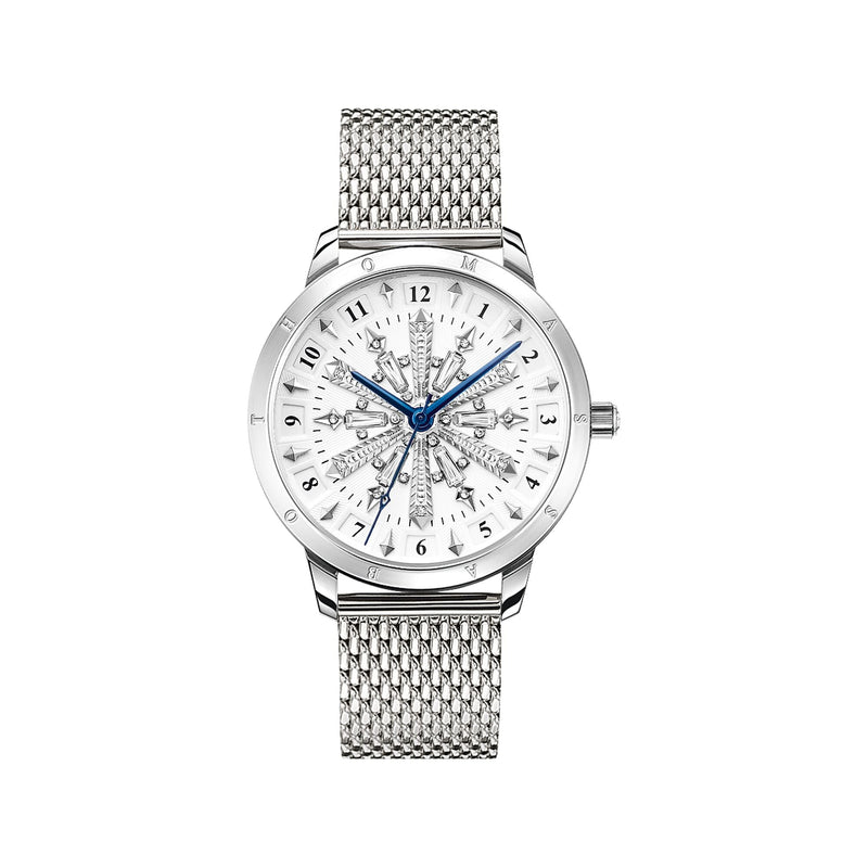 Women’s watch snowflakes in 3D optics white and silver | THOMAS SABO Australia