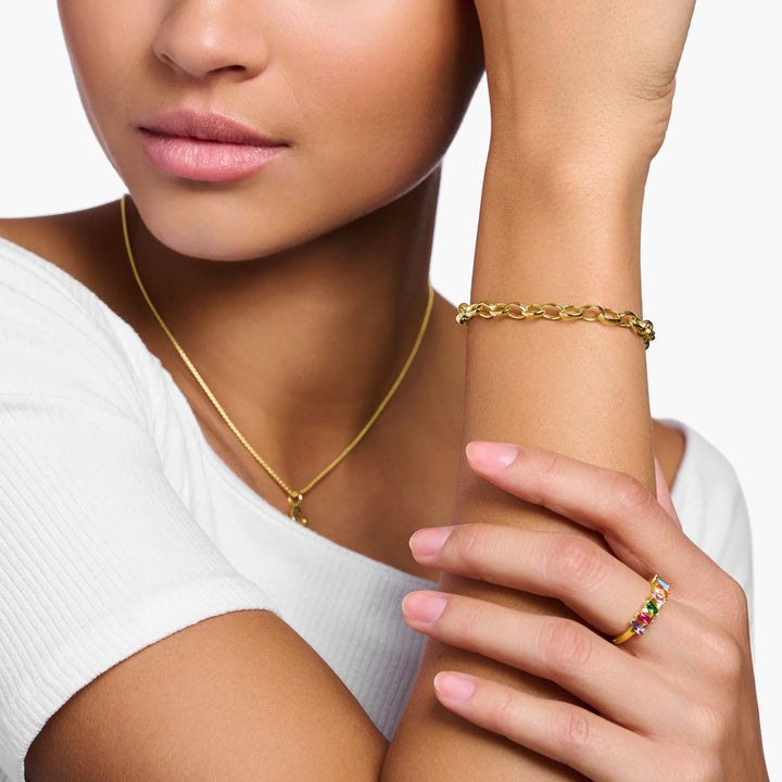Gold Belcher Bracelet | THOMAS SABO Australia