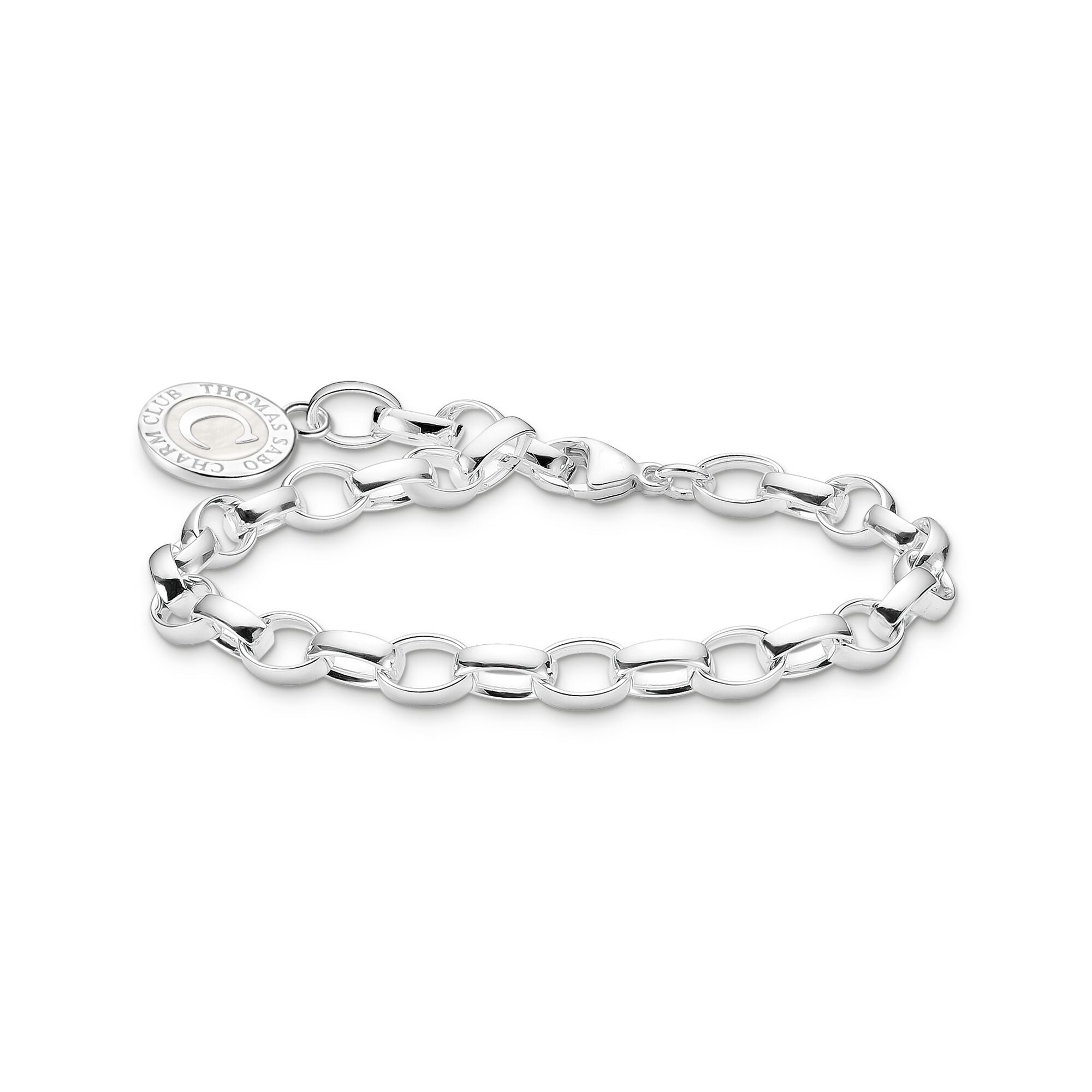 Buy Charm bracelet with cold enamel silver by Thomas Sabo online ...