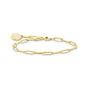 Charm bracelet with cold enamel gold plated | THOMAS SABO Australia