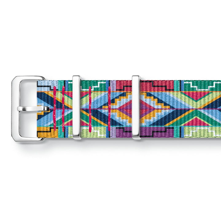 Watch Band "Code TS Nato Coloured Graphic Patterns | THOMAS SABO Australia
