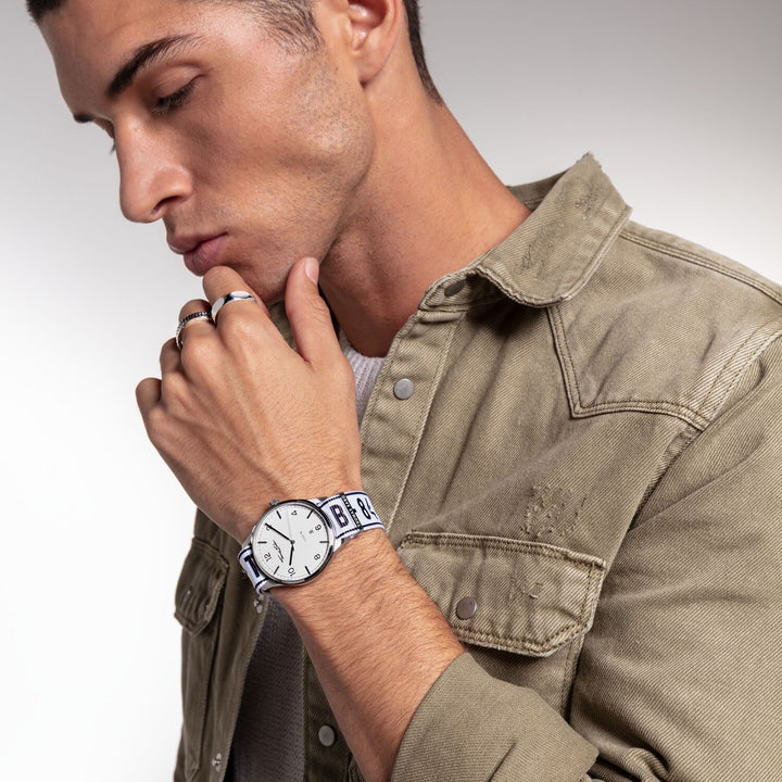 Watch Band Urban CODE TS NATO, White | THOMAS SABO Australia